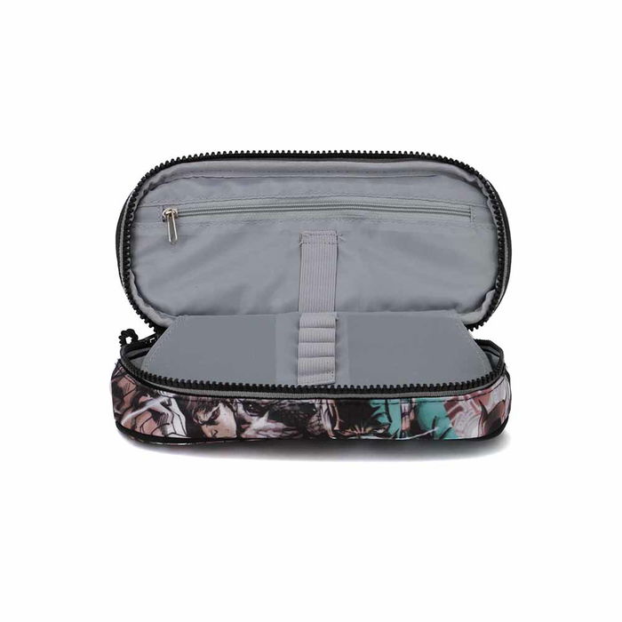 Estuche Portatodo Pencil Comics DC Liga de la Justicia (Justice L Gris Estuche Portatodo Pencil Comics DC Liga de la Justicia (Justice L Gris