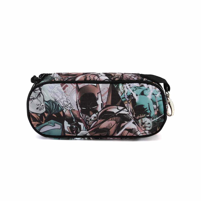 Estuche Portatodo Pencil Comics DC Liga de la Justicia (Justice L Gris Estuche Portatodo Pencil Comics DC Liga de la Justicia (Justice L Gris