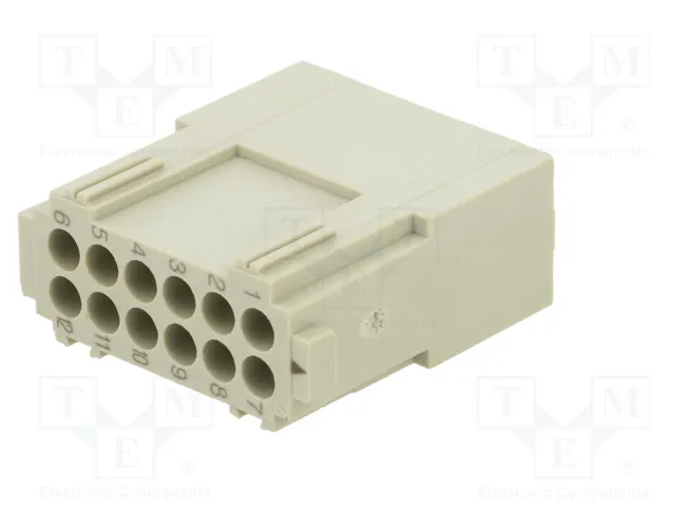 ILME MIXO CX 12 DM Conector HDC Macho de 12 Pines