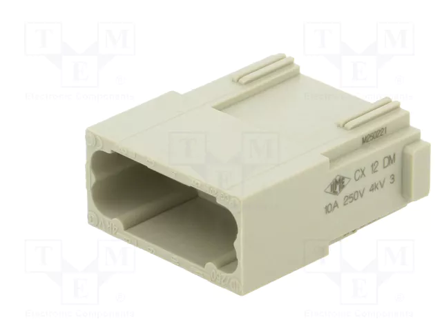 ILME MIXO CX 12 DM Conector HDC Macho de 12 Pines