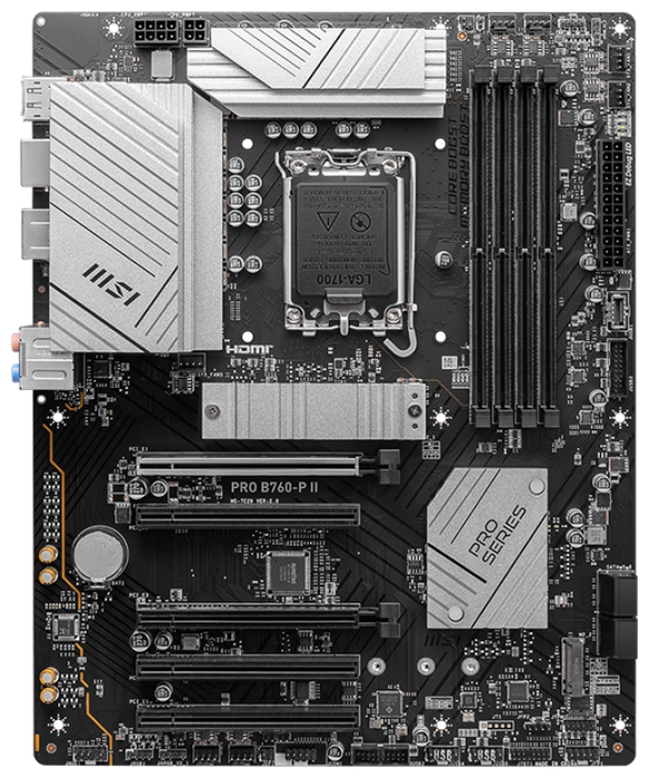 MSI PRO B760-P II Intel B760 LGA 1700 ATX DDR5