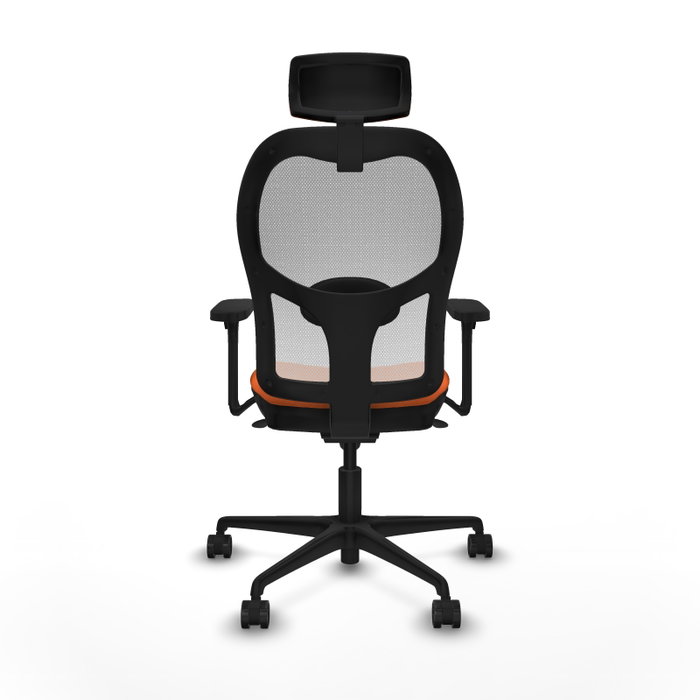 PIQUERAS Y CRESPO Silla de oficina Jorquera Naranja y Blanco PIQUERAS Y CRESPO Silla de oficina Jorquera Naranja y Blanco