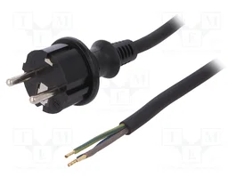 PLASTROL Cable de alimentación H05RR-F 3x1,5mm² 5m