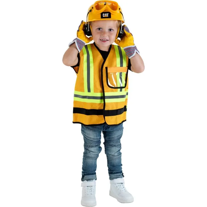 Klein KL3224 - Chaleco de obrero de construcción con oruga y accesorios - Juguete de simulación para armar - Para mayores de 3 años