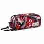 Pro-Dg Estuche Portatodo Note Tracks Rojo 3 Compartimentos con 16 Ranuras para Lápices cada uno Dimensiones 10x22x8 cm