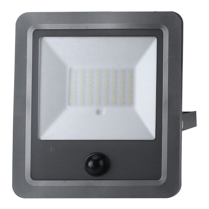 EDM Foco Proyector LED Solar 300W con Sensor de Movimiento, 3500 Lm Luz Fría 6500K, IP65, Mando a Distancia, Batería Recargable