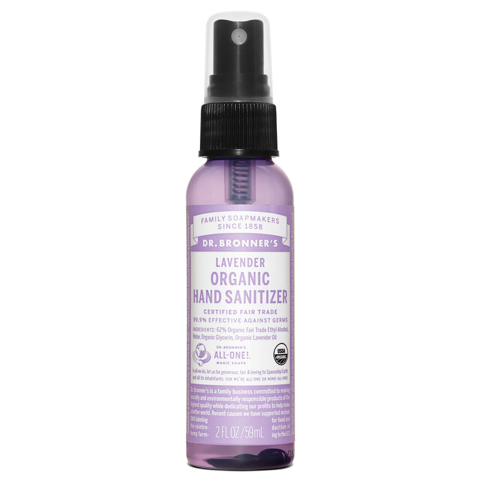 Dr Bronner's Limpiador de Manos Lavanda 60 mL Dr Bronner's Limpiador de Manos Lavanda 60 mL