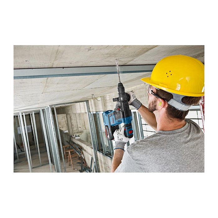 Bosch GBH 18V-26 F Professional Martillo perforador a batería con 2 baterías de 8,0 Ah