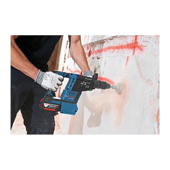 Bosch GBH 18V-26 F Professional Martillo perforador a batería con 2 baterías de 8,0 Ah