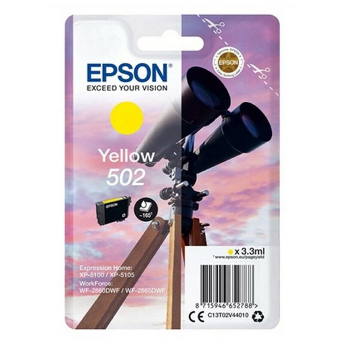 Epson Cartucho de Tinta 502 Magenta (C13T02V34010) Singlepack de Rendimiento Estándar