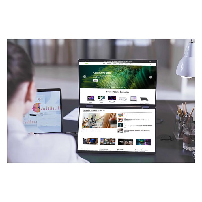 Acer PD193QEb Monitor 18.5" 47cm 1920x1080 100Hz LED Gris Antirreflectante Flicker Free