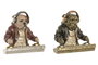 DKD Home Decor Figura de Resina Perro DJ Multicolor (Pack de 2)