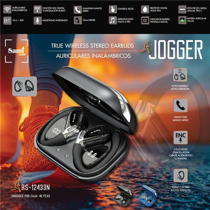 SAMI Sami Jogger Negro Silicona con Pantalla LCD