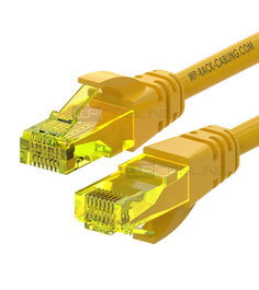 WP Cable de red Cat6a U/UTP Amarillo 0,5 m WPC-PAT-6AU005Y