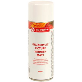 Talens Barniz Mate en Spray 200 mL para Acabado y Protección de Obras de Arte