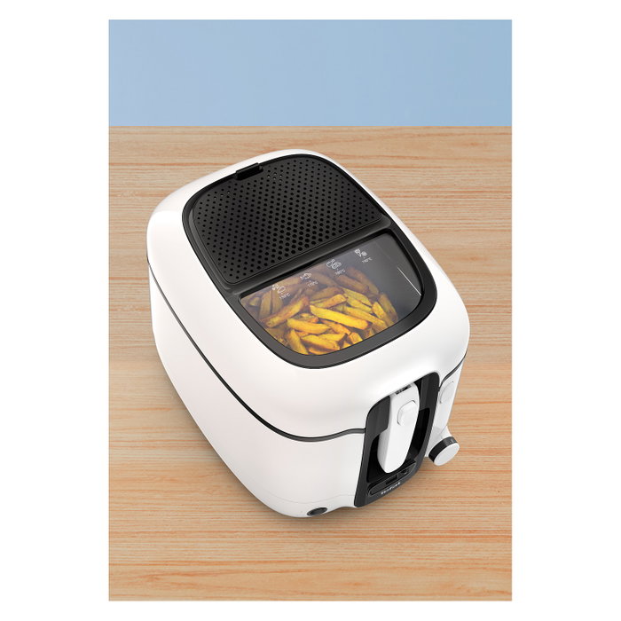 Tefal FR 3140 Super Uno con Temporizador, Blanco/Negro