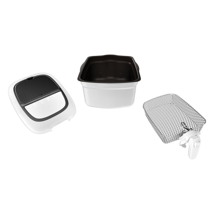 Tefal FR 3140 Super Uno con Temporizador, Blanco/Negro
