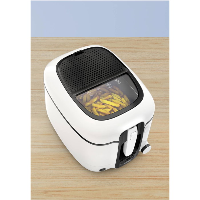 Tefal Super Uno FR3140 con Temporizador, Blanco/Negro
