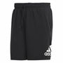 Pantalón Corto Deportivo Adidas Essentials Logo Negro