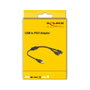 DeLOCK Adaptador USB a PS/2 61061 Negro