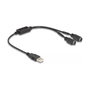 DeLOCK Adaptador USB a PS/2 61061 Negro