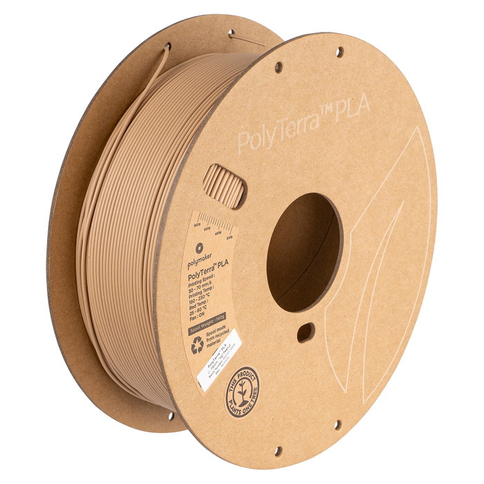 Polmask Filamento PLA 1.75mm 1 kg, Color Beige, para Impresión 3D