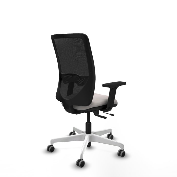 PIQUERAS Y CRESPO Silla de oficina Zulema Blanco/Negro con mecanismo Sincro/Traslack PIQUERAS Y CRESPO Silla de oficina Zulema Blanco/Negro con mecanismo Sincro/Traslack
