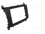 ACV Bastidor de montaje de radio para Mercedes 2 DIN, negro