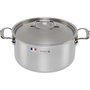 De Buyer Affinity Olla de acero inoxidable con tapa 28 cm