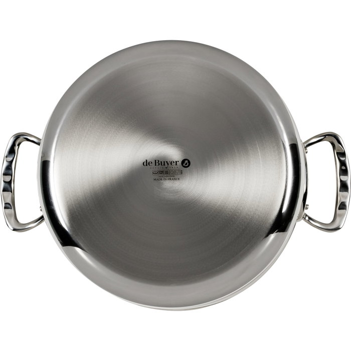 De Buyer Affinity Olla de acero inoxidable con tapa 28 cm De Buyer Affinity Olla de acero inoxidable con tapa 28 cm
