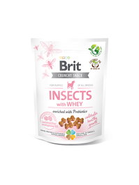 Brit Golosinas Crujientes para Cachorros con Insectos y Atún 200g x 6