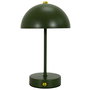 Home Deco Factory - Lámpara de Mesa Recargable en Verde, Material Metal