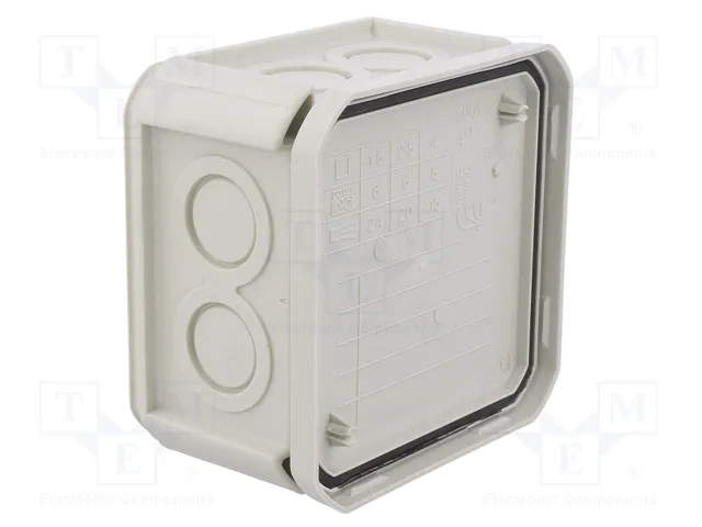 OBO BETTERMANN Caja de conexiones T 40 gris claro OBO BETTERMANN Caja de conexiones T 40 gris claro