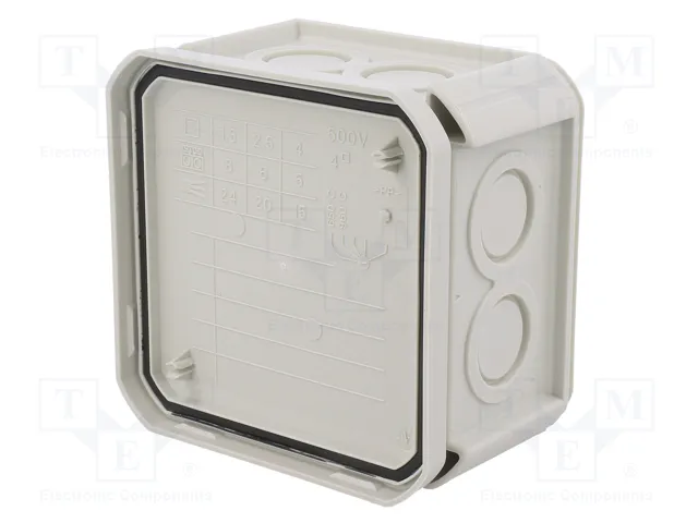 OBO BETTERMANN Caja de conexiones T 40 gris claro OBO BETTERMANN Caja de conexiones T 40 gris claro