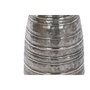 DKD Home Decor Set de 2 Jarrones de Aluminio LUVATO Desgastado Dorado y Plateado