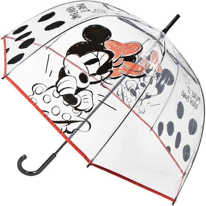 Cerdá Paraguas Manual Poe Adulto Minnie 60 Cm Negro