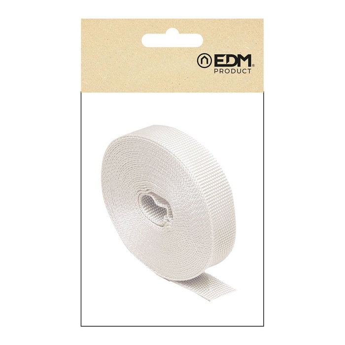 Edm Cinta persiana pr26 Blanco 18 mm x 6 m Polipropileno