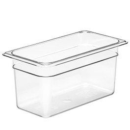 Cambro Cubeta GN 1/3 150 de Policarbonato, Capacidad 5.3 Litros (325x175x150 mm)