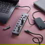 NGS Hub USB NGS IHUB8, 8 Puertos USB 3.0 con Carga BC1.2, Velocidad 5 Gbps, Gris, Plug and Play, Compatible con PC y Mac