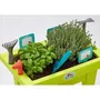 Ecoiffier 4290 La Jardinera Adornada 31 cm con 11 Accesorios para Jardinería Infantil