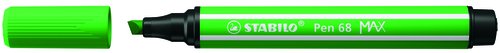 Rotulador Fibra Stabilo Pen 68 Max Verde Hoja (Set de 5) Rotulador Fibra Stabilo Pen 68 Max Verde Hoja (Set de 5)