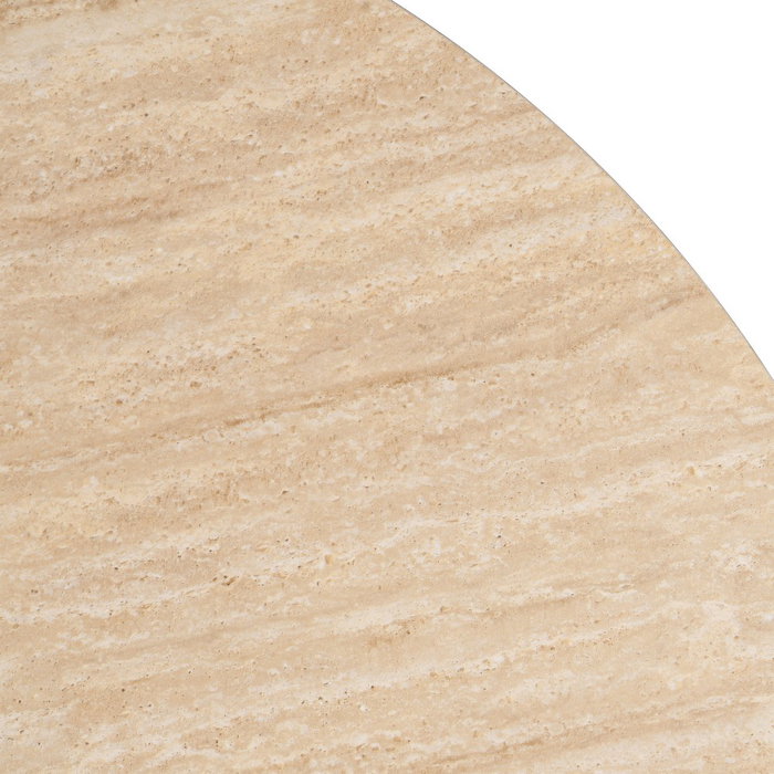 Mesa Redonda Travertino 80 X 80 X 75 cm (Set de 2)