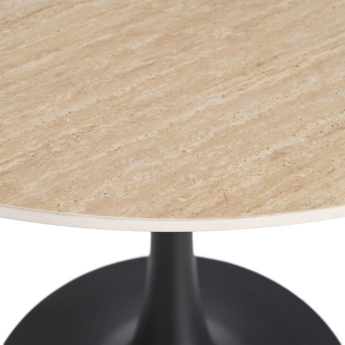 Mesa Redonda Travertino 80 X 80 X 75 cm (Set de 2)