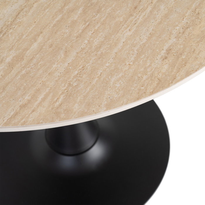 Mesa Redonda Travertino 80 X 80 X 75 cm (Set de 2)