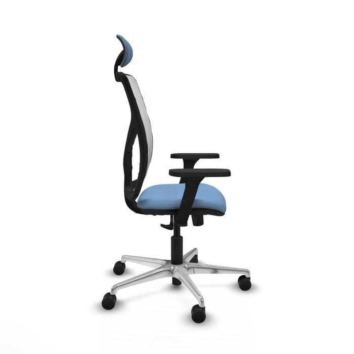 PIQUERAS Y CRESPO Silla de oficina Motilla Azul cielo y Blanco PIQUERAS Y CRESPO Silla de oficina Motilla Azul cielo y Blanco