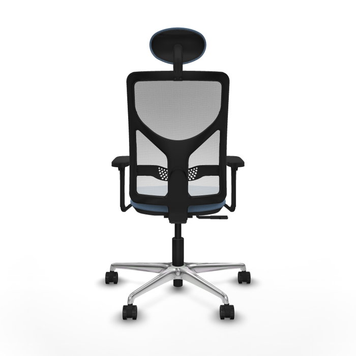 PIQUERAS Y CRESPO Silla de oficina Motilla Azul cielo y Blanco PIQUERAS Y CRESPO Silla de oficina Motilla Azul cielo y Blanco