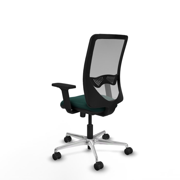 PIQUERAS Y CRESPO Silla de oficina Zulema con mecanismo Sincro, Verde botella y Gris PIQUERAS Y CRESPO Silla de oficina Zulema con mecanismo Sincro, Verde botella y Gris