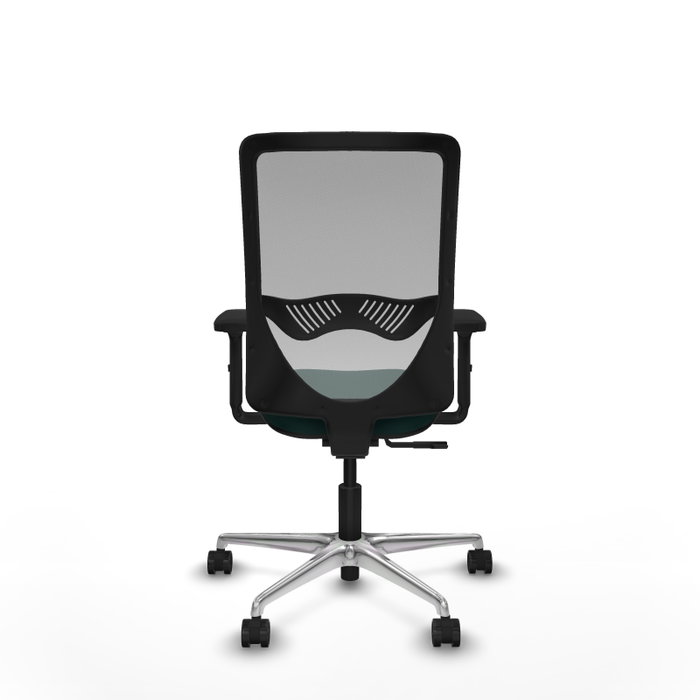PIQUERAS Y CRESPO Silla de oficina Zulema con mecanismo Sincro, Verde botella y Gris PIQUERAS Y CRESPO Silla de oficina Zulema con mecanismo Sincro, Verde botella y Gris