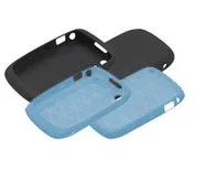 BlackBerry ACC-37900-201 Funda de Silicona Compatible con 8520/8530/9300/9330 en Negro y Azul