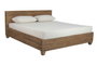 DKD Home Decor Cama Banana 1c25 Natural de Fibra de Banana y Teca, Desmontable, 220 x 192 x 92 cm (Capacidad 180x200)